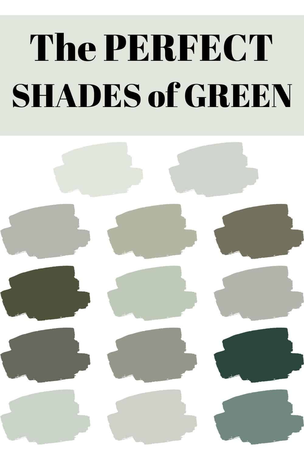 14 Amazing Green Paint Colors For The Home West Magnolia Charm