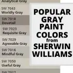 Popular SW Gray Paint Colors