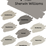 the best gray paint colors from Sherwin Williams