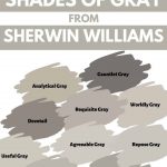 Sherwin WIlliams shades of Gray