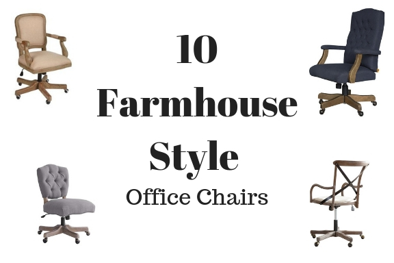 farmhouse style office chairs