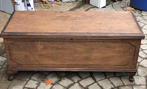 stained hope chest
