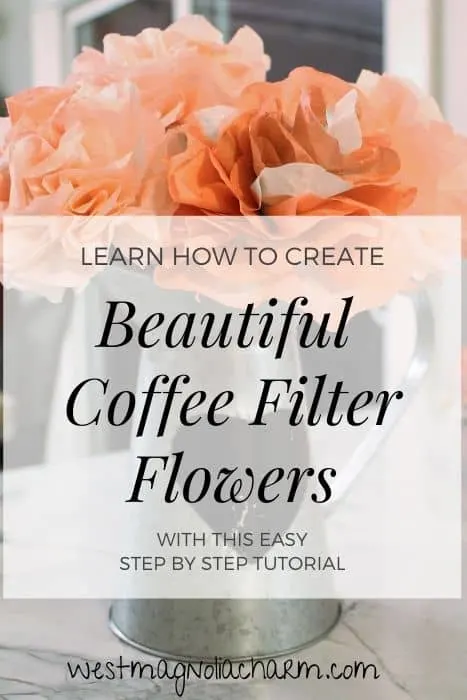 How to make coffee filter flowers (1)