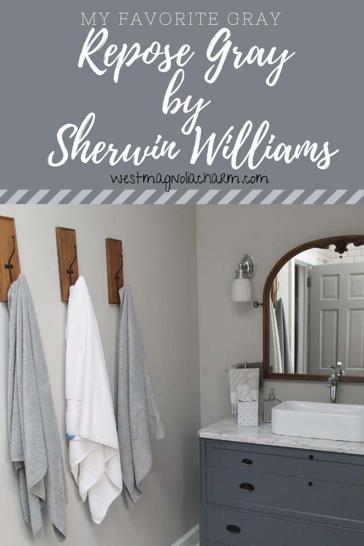 Repose Gray by Sherwin Williams West Magnolia Charm