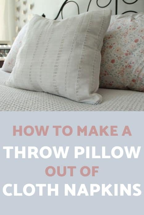napkin throw pillow