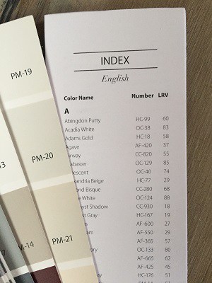 Benjamin Moore Paint Deck Index (1)