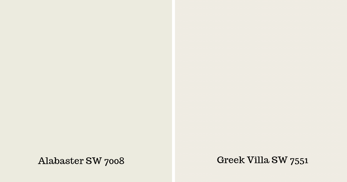 greek villa vs alabaster