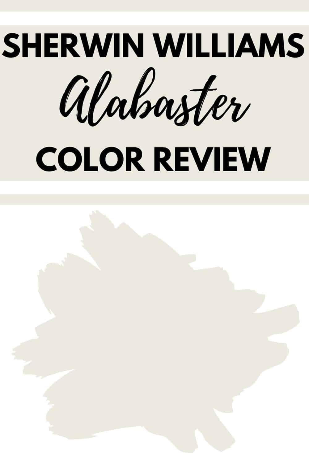 Sherwin Williams Alabaster SW 7008 - West Magnolia Charm