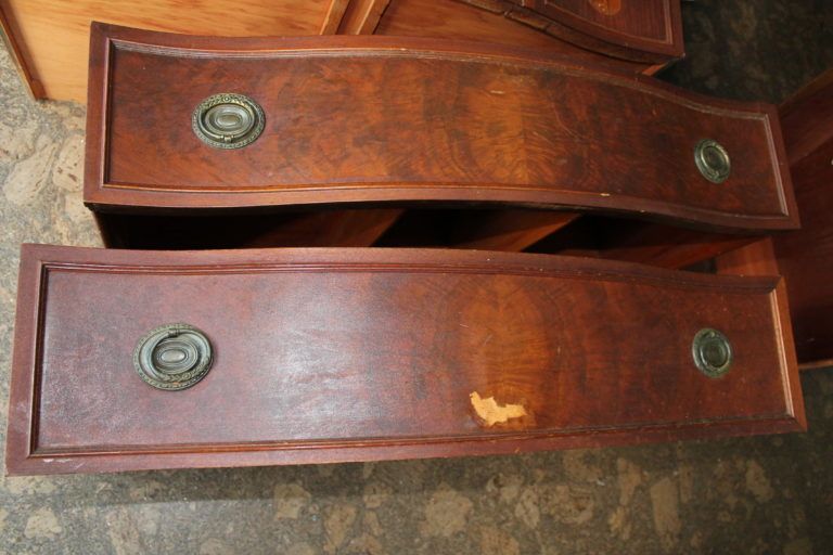 damaged dresser drawers