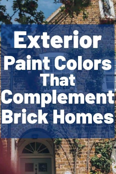 Exterior Paint Colors that complement brick homes (1)