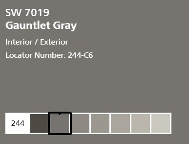 Featured image of post Sherwin Williams Gauntlet Gray House View interior and exterior paint colors and color palettes