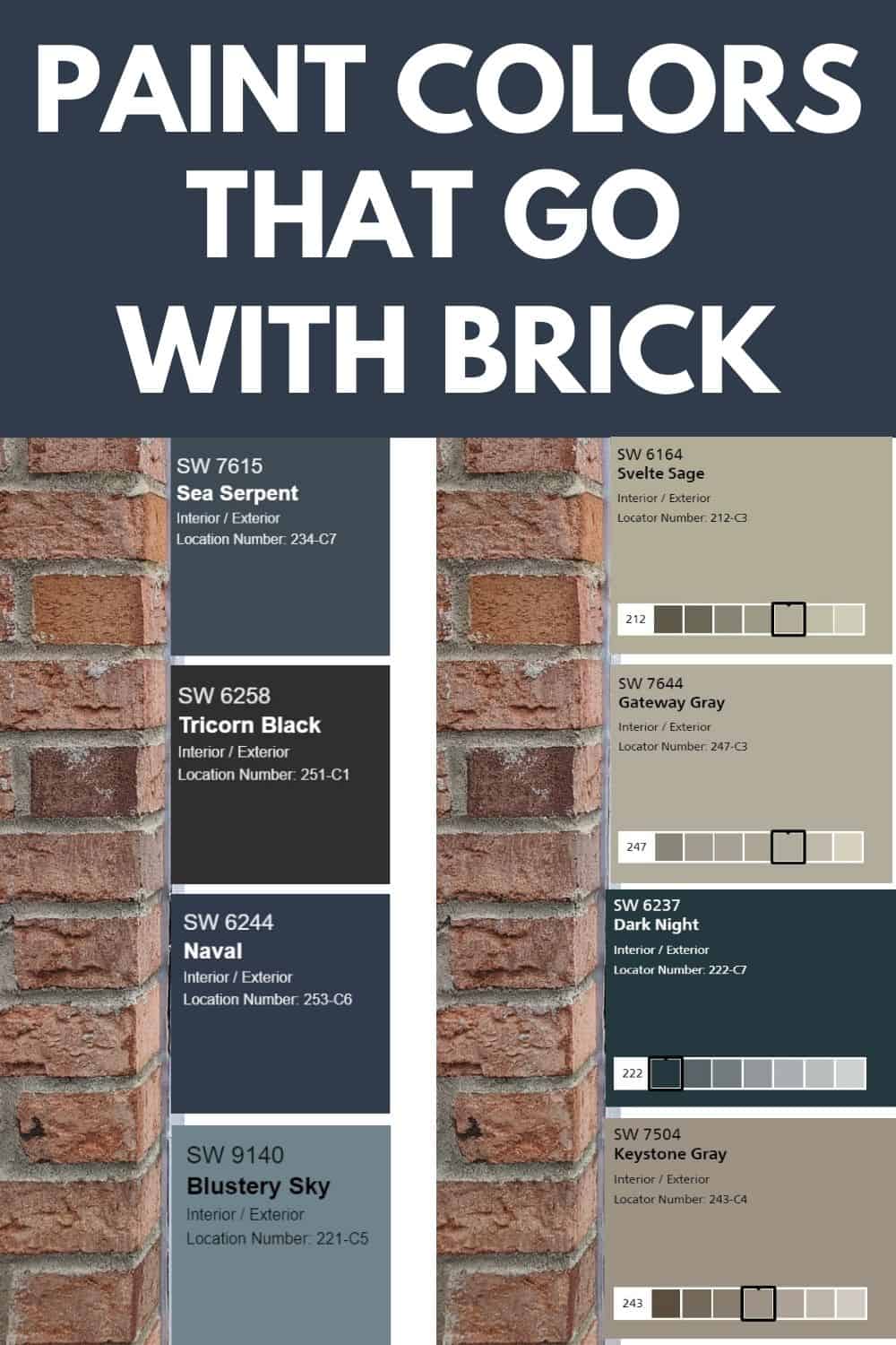 10 Exterior Paint Colors for Brick Homes West Magnolia Charm