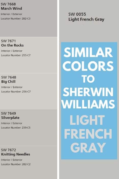 Colors Similar to light french Gray (1)