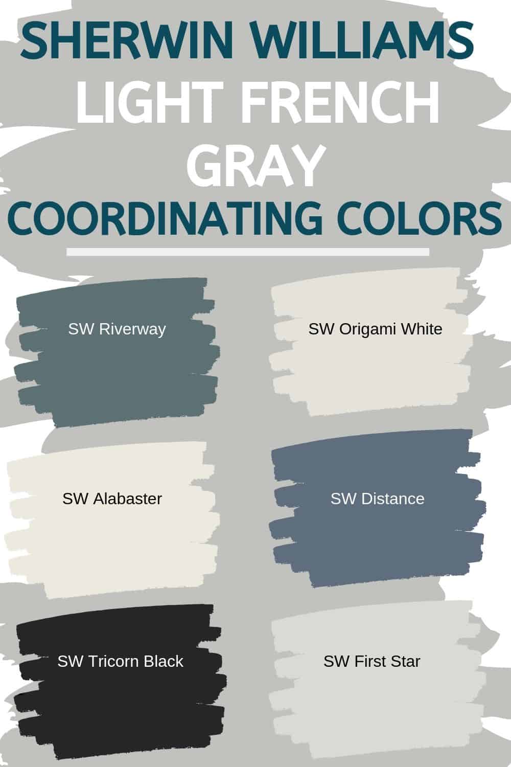 Light French Gray Coordinating Colors 