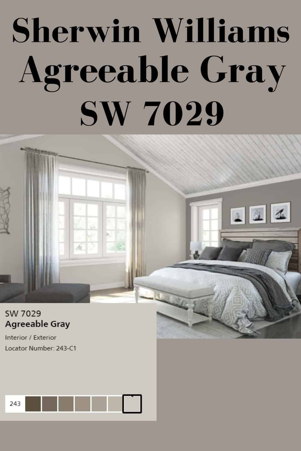 Agreeable Gray SW 7029 Is It Truly The Best Gray West Magnolia Charm   SW Agreeable Gray 1 