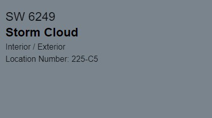 Storm Cloud SW 6249
