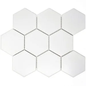 hexagon mosaic floor tile