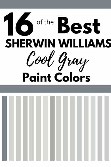 the best sherwin williams cool gray paint colors