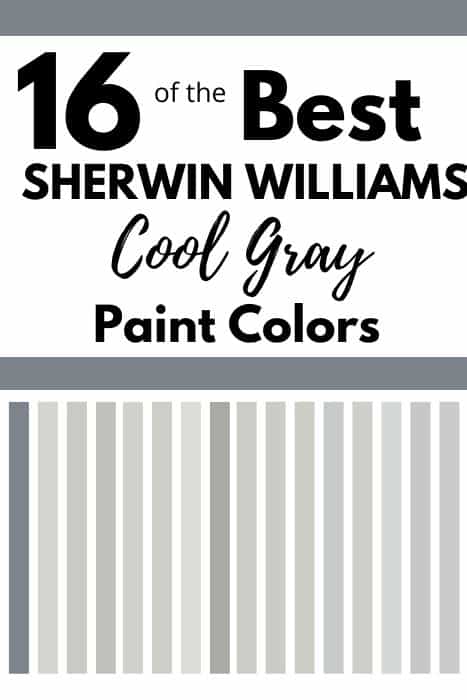 16 Cool Gray Paint Colors Sherwin Williams West Magnolia Charm - Dark Grey Paint Colors Sherwin Williams