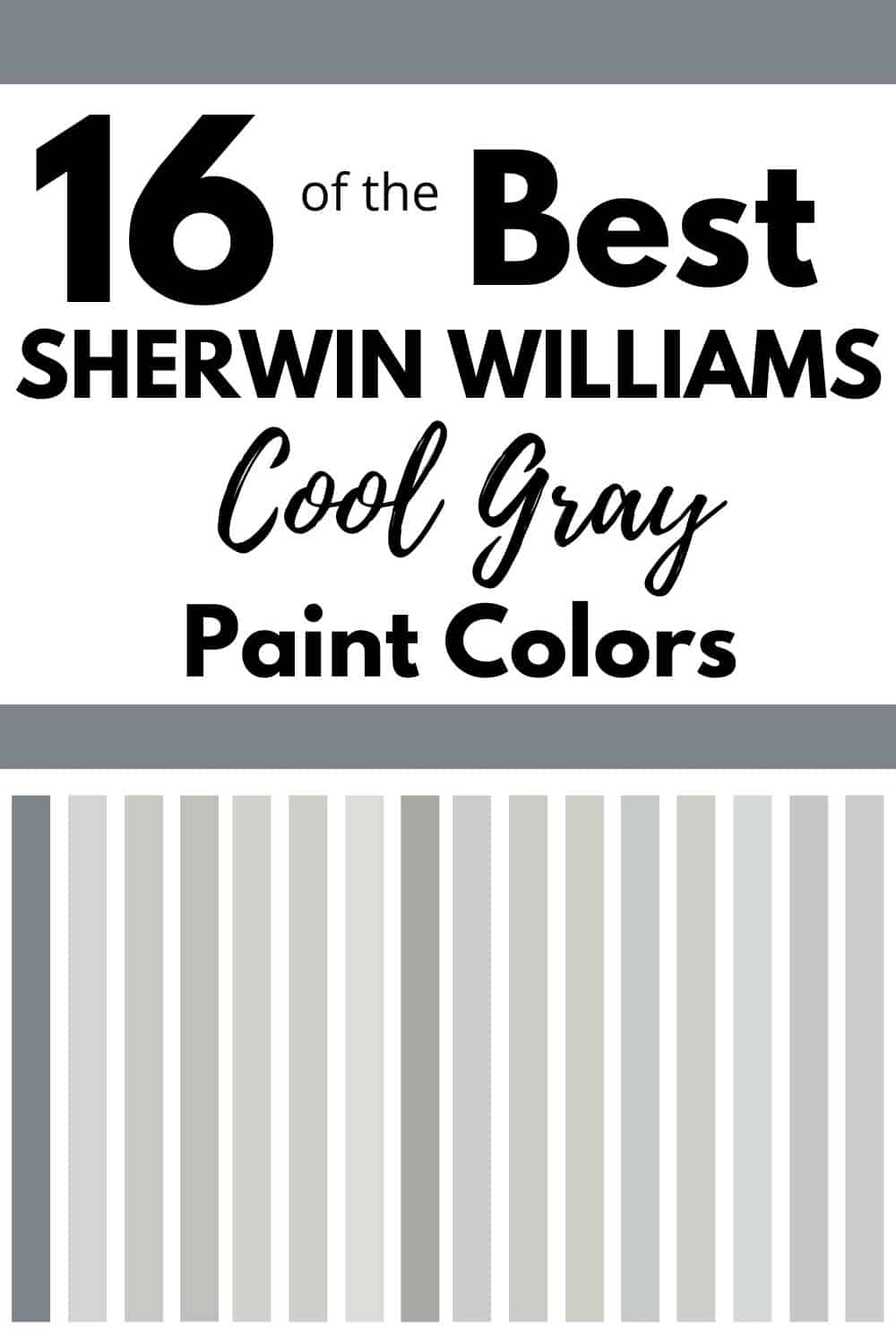 16 Cool Gray Paint Colors - Sherwin Williams - West Magnolia Charm