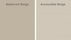 balanced beige vs accessible beige