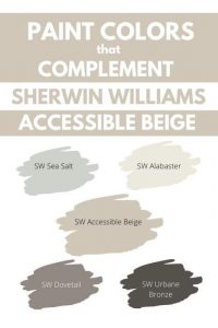 Sherwin Williams Accessible Beige SW 7036 Paint Color Review - West ...