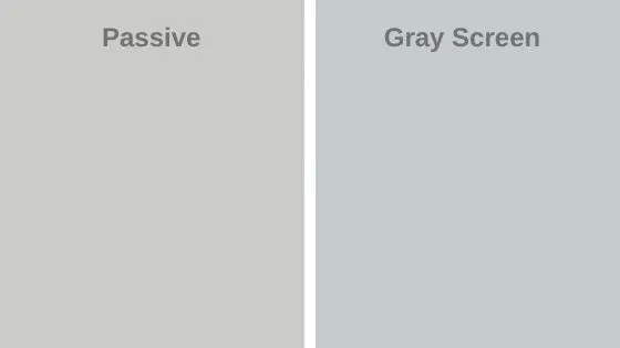 Sherwin Williams Passive vs Gray Screen 