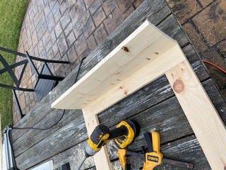 lumber and tools