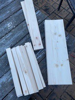 peices of wood