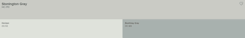 Stonington Gray Coordinating Colors