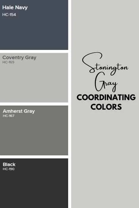 Stonington Gray Coordinating colors 