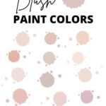 blush paint color swatches