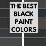 the best black paint colors graphic