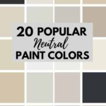 neutral paint colors graphic