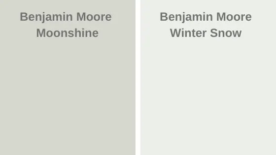 moonshine vs winter snow swatches