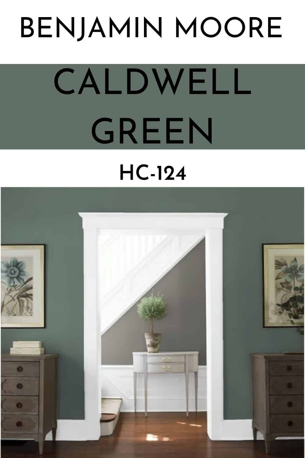 Benjamin Moore Caldwell Green HC-124 - West Magnolia Charm