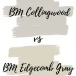 Collingwood vs Edgecomb gray graphic