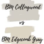 Collingwood vs Edgecomb gray graphic