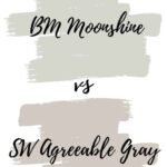 Moonshine vs Agreeable Gray graphic