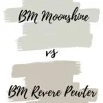 Moonshine vs Revere Pewter graphic