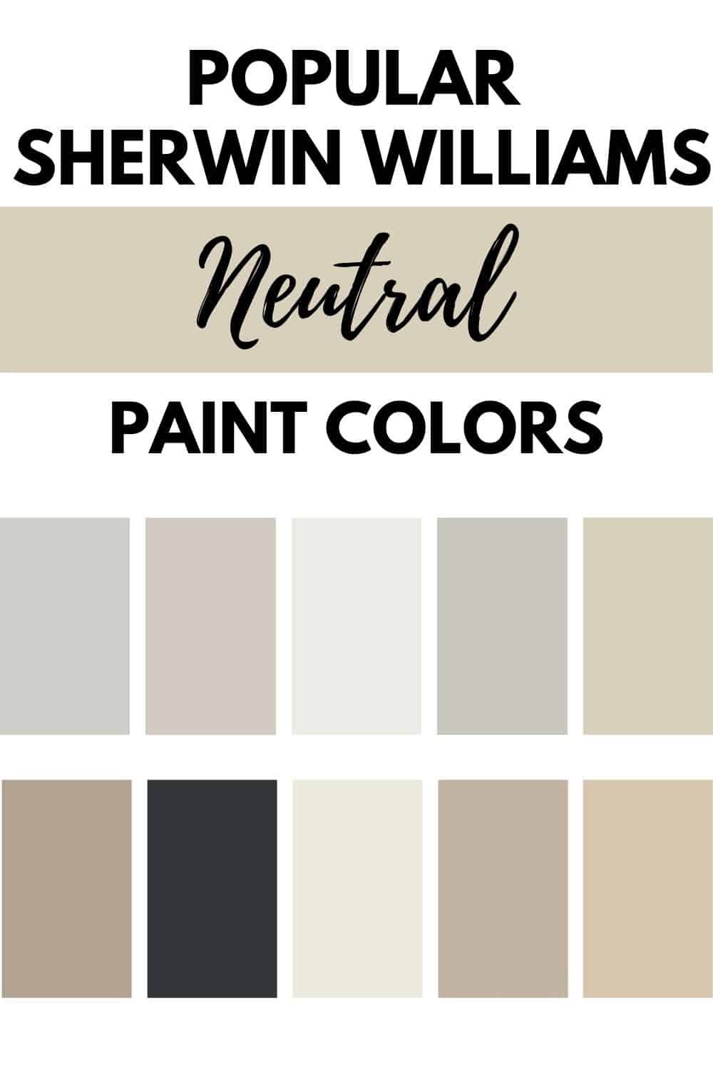 20 Best Neutral Paint Colors - West Magnolia Charm