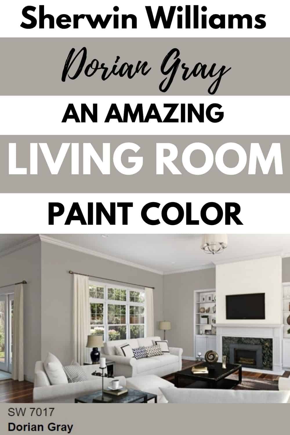 Sherwin Williams Dorian Gray SW 7017 Color Review West Magnolia Charm