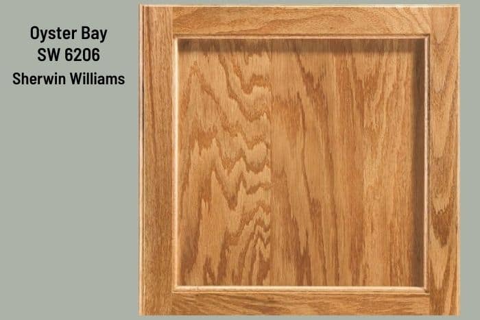 Oyster Bay and Honey Oak Cabinet door