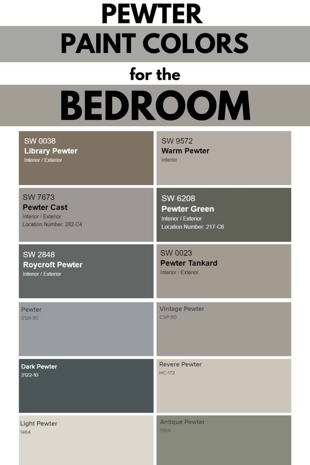 The Best Pewter Paint Colors West Magnolia Charm