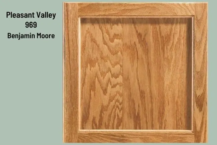 Pleasant Valley and Honey Oak  Cabinet Door