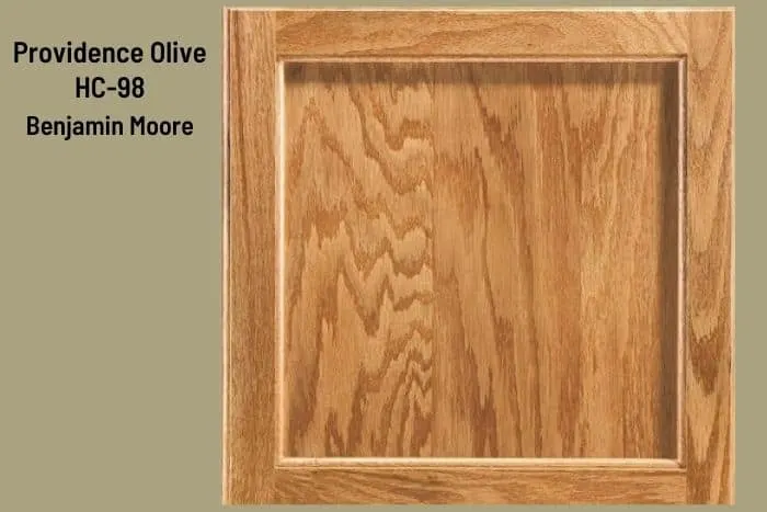 Providence Olive and Honey Oak Cabinet Door