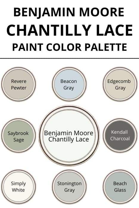 chantilly lace paint color palette pinterest graphic
