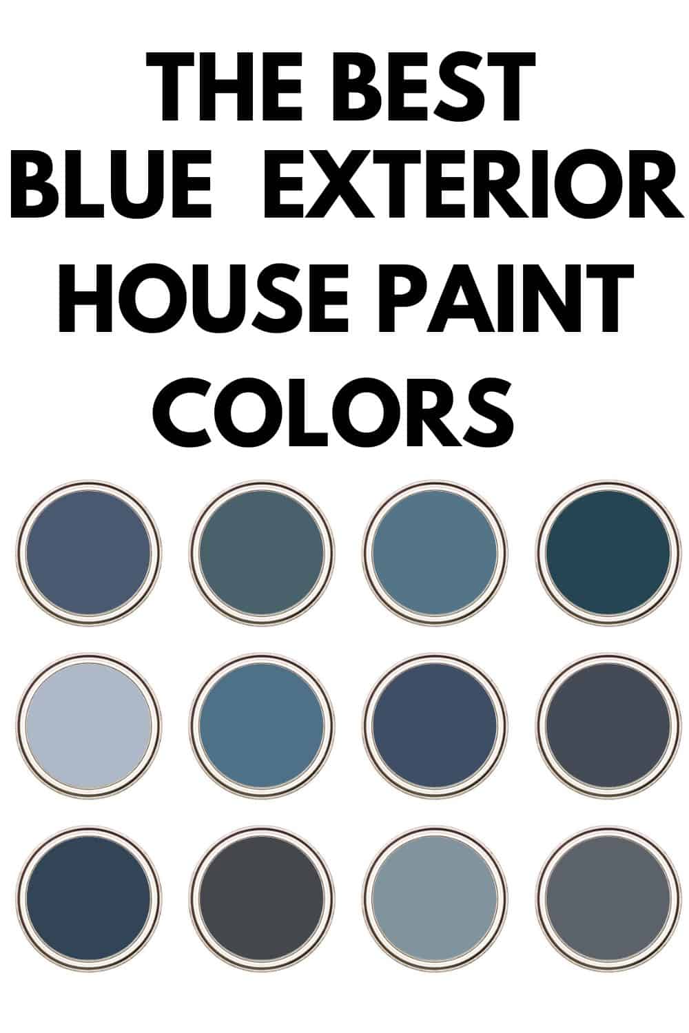 12 Fantastic Blue Exterior Paint Colors West Magnolia Charm