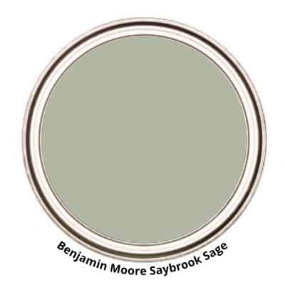 BM Saybrook Sage Paint Can Swatch