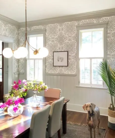 Conservative Gray Dining Room